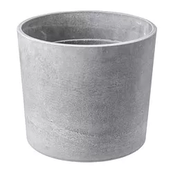 BOYSENBÄR - Pot tanaman, dalam/luar ruang abu-abu muda, 15 cm
