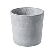BOYSENBÄR - Plant pot, in/outdoor light grey, 19 cm