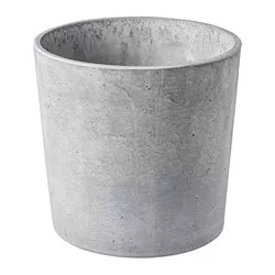 BOYSENBÄR - Pot tanaman, dalam/luar ruang abu-abu muda, 19 cm