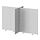 SIDORNA - room divider, grey, 324x160x195 cm | IKEA Indonesia - PE894416_S1