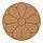 SVARTVIDE - place mat, cork/patterned flower, 35 cm | IKEA Indonesia - PE894450_S1