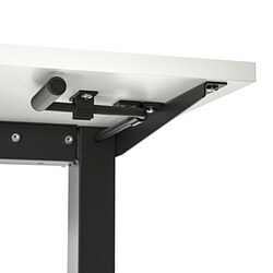 TROTTEN - Desk sit/stand, white/anthracite, 120x70 cm