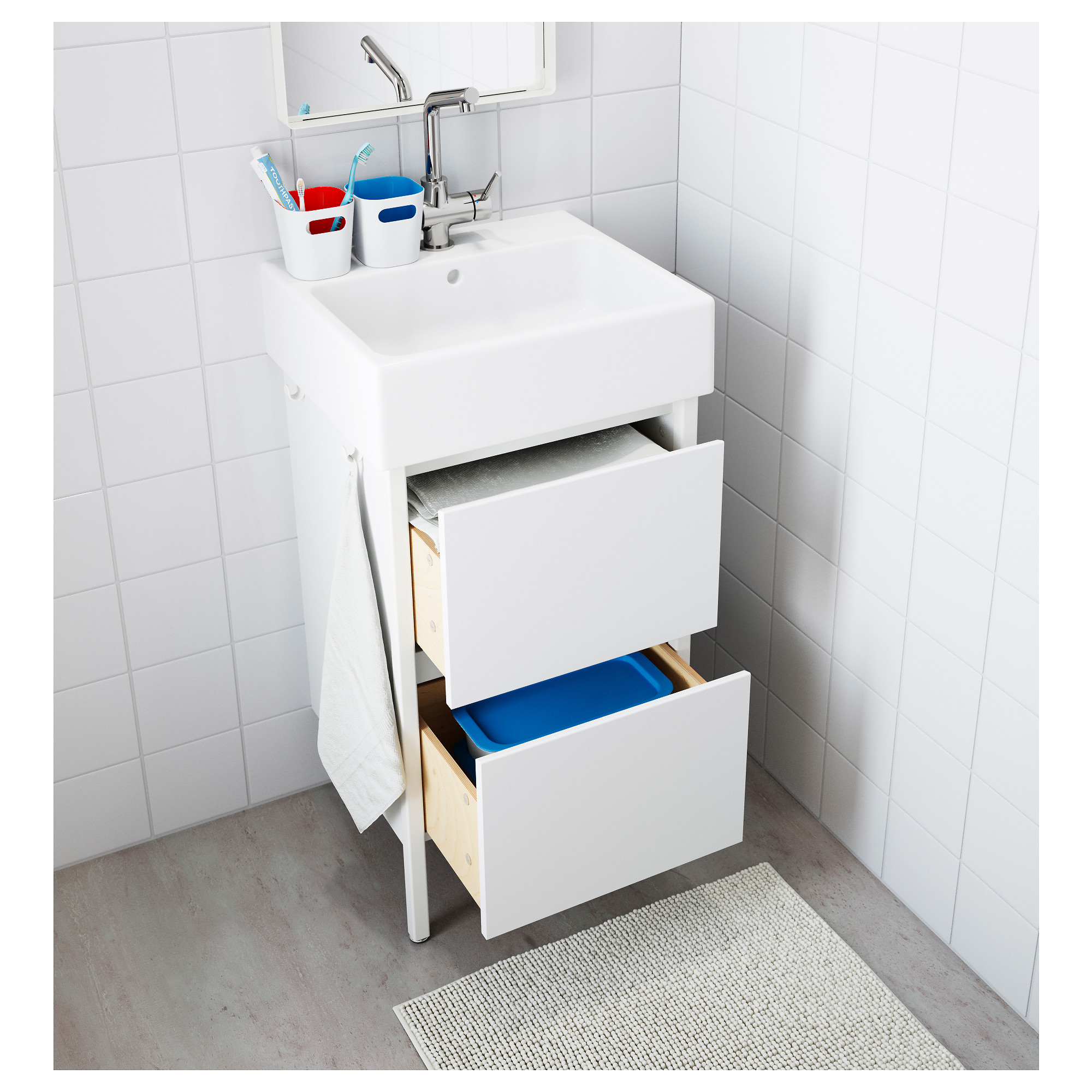 Yddingen Wash Stand With 2 Drawers