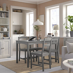HAUGA - Chair, grey