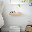 LACK - Wall shelf, white stained oak effect, 30x26 cm