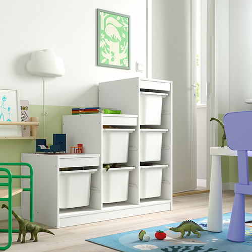 TROFAST storage combination with boxes