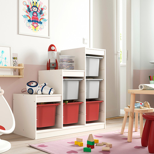 TROFAST storage combination with boxes
