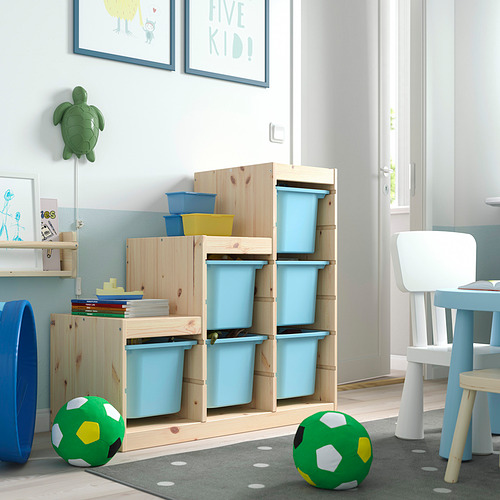 TROFAST storage combination with boxes