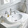RUTSJÖN/TÄNNFORSEN - wash-stnd w drawers/wash-basin/tap, white/black marble effect, 102x49x76 cm | IKEA Indonesia - PE930625_S1