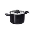 HEMLAGAD - Panci dengan penutup, lapisan anti lengket hitam, 3 l