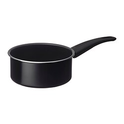 HEMLAGAD - Panci saus, lapisan anti lengket hitam, 1 l