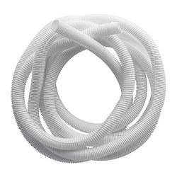 RABALDER - Cable tidy, white, 5 m