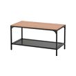 FJÄLLBO - Coffee table, black, 90x46 cm