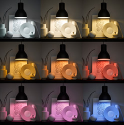 TRÅDFRI - LED bulb E27 806 lumen, smart wireless dimmable/colour and white spectrum globe