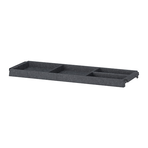 IVAR shelf, dark grey/felt, 83x30 cm IKEA Indonesia