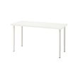LAGKAPTEN/OLOV - Desk, white, 140x60 cm