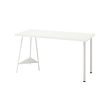 LAGKAPTEN/TILLSLAG - Desk, white, 140x60 cm
