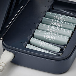 LADDA - Baterai yang dapat diisi ulang, HR03 AAA 1.2V, 750mAh