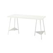 TILLSLAG/LAGKAPTEN - Meja, putih, 140x60 cm