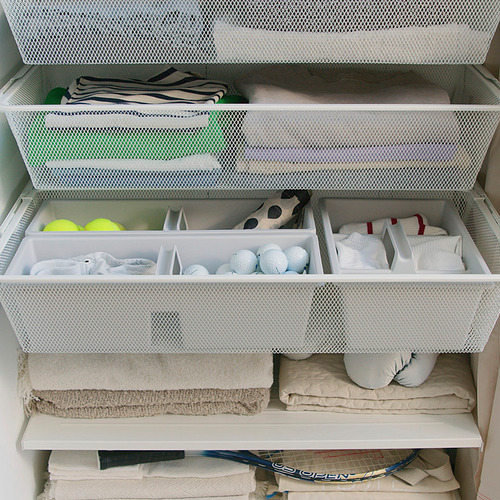 FÅNGGRÖDA insert with compartments