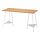 ANFALLARE/TILLSLAG - desk, bamboo/white, 140x65 cm | IKEA Indonesia - PE813095_S1