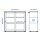 VIHALS - kabinet dengan pintu geser kaca, putih, 95x37x90 cm | IKEA Indonesia - PE930828_S1