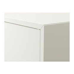 EKET - Cabinet w 2 doors and 1 shelf, white, 70x35x70 cm