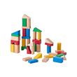 UNDERHÅLLA - 40-piece wooden building block set, multicolour