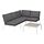 SEGERÖN - 3-seat conversation set, outdoor white/beige/Frösön/Duvholmen dark grey | IKEA Indonesia - PE894998_S1