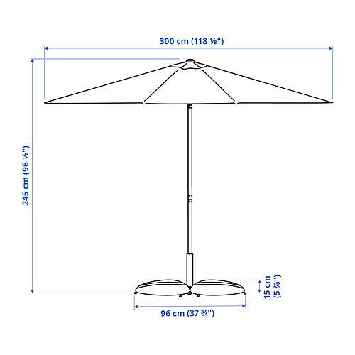 JOGGESÖ/IGGÖN Measurement Illustration