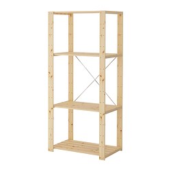 HEJNE - 1 section, softwood, 78x50x171 cm