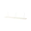 PERSHULT/BERGSHULT - Wall shelf, white/white, 120x20 cm