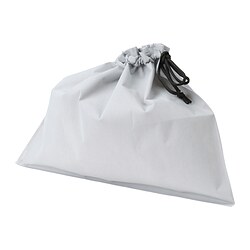 AJÖSS - Waste sorting bag, light grey, 56x43 cm/22 l