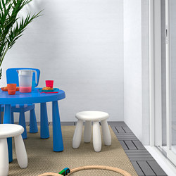 MAMMUT - Children's stool, in/outdoor/white