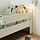 NATTAPA/SLÄKT - ext bed frm w guard rl+slat bd base, white, 80x200 cm | IKEA Indonesia - PE856826_S1