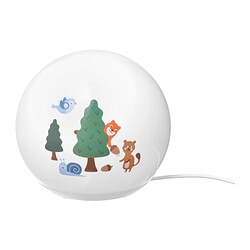 BRUMMIG - LED table lamp, forest patterned
