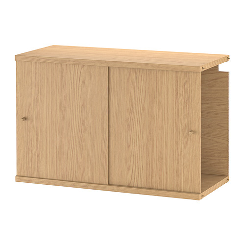 LÅDMAKARE cabinet with sliding doors