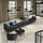 LILLEHEM - Sofa modular 6 dudukan, Gunnared/abu-abu tua logam | IKEA Indonesia - PE960613_S1