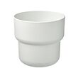 FÖRENLIG - Pot tanaman, dalam/luar ruang putih, 19 cm