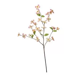 SMYCKA - Bunga tiruan, dalam/luar ruang/Bunga dogwood merah muda, 56 cm