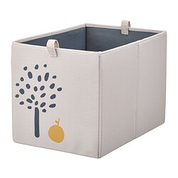 BARNDRÖM - Box, beige, 26x37x26 cm