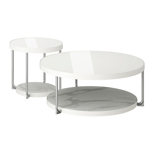 FRÖTORP coffee table/side table, set of 2