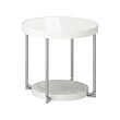 FRÖTORP - meja samping, putih dilapisi krom/putih kaca, 48 cm | IKEA Indonesia - PE999113_S2
