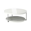 FRÖTORP - meja tamu, putih dilapisi krom/putih kaca, 88 cm | IKEA Indonesia - PE999112_S2