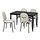 DANDERYD/EBBALYCKE - table and 4 chairs, black/Idekulla beige, 130 cm | IKEA Indonesia - PE931025_S1