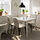 DANDERYD/EBBALYCKE - meja dan 4 kursi, putih/Idekulla krem, 130 cm | IKEA Indonesia - PE931028_S1
