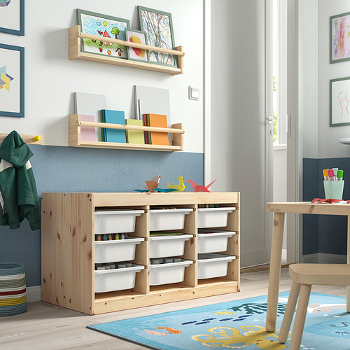 TROFAST storage combination with boxes