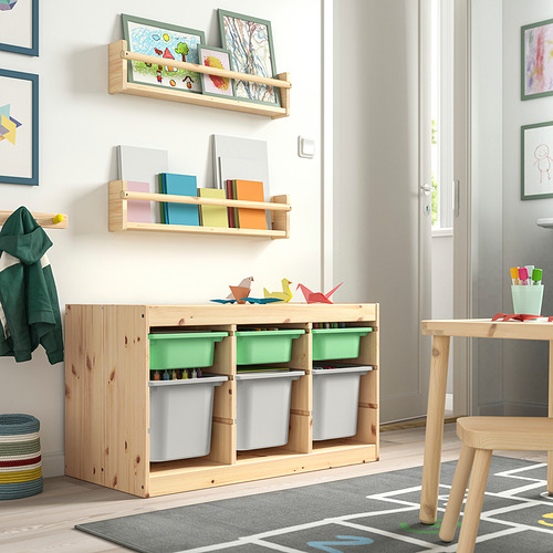 TROFAST storage combination with boxes