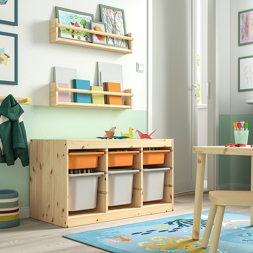 TROFAST storage combination with boxes
