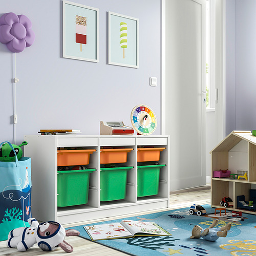 TROFAST storage combination with boxes